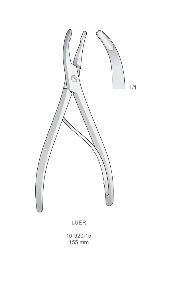 Bone rongeurs , LUER