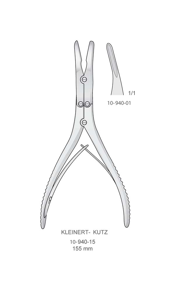 Bone rongeurs , KLEINERT- KUTZ