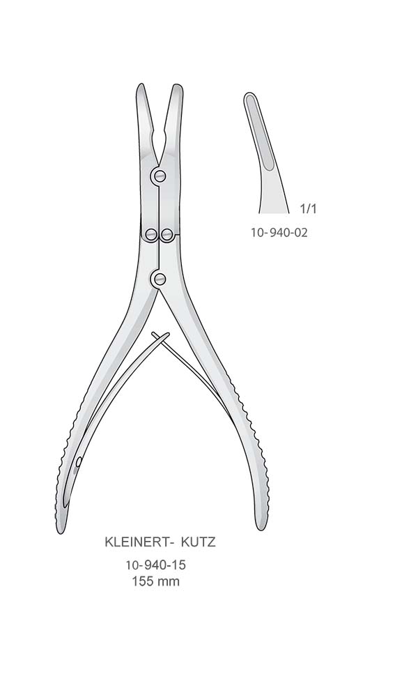 Bone rongeurs , KLEINERT- KUTZ