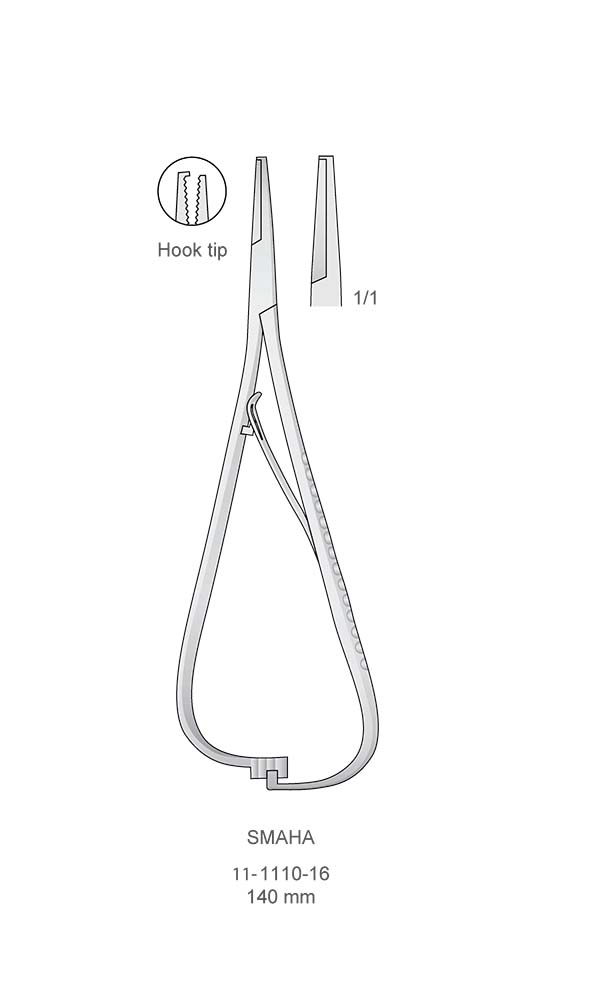 Needle Holders , SMAHA , Hook tip