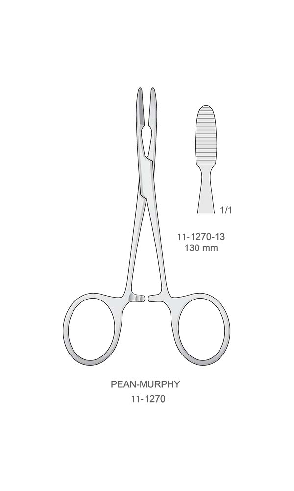 Sponge and Dressing Forceps , PEAN-MURPHY