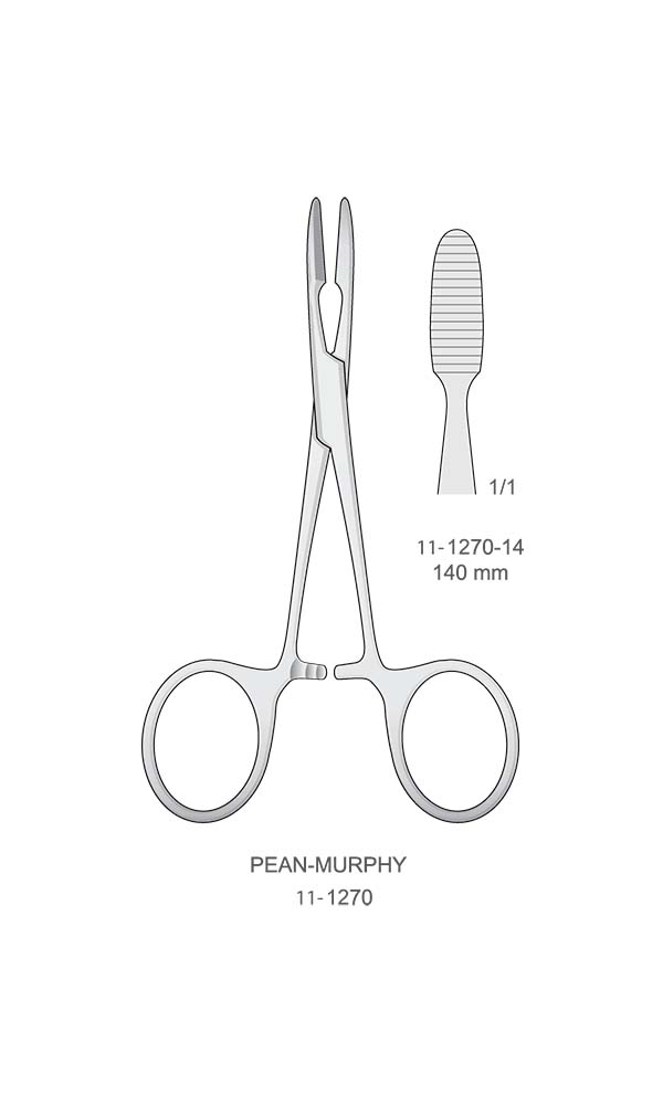 Sponge and Dressing Forceps , PEAN-MURPHY