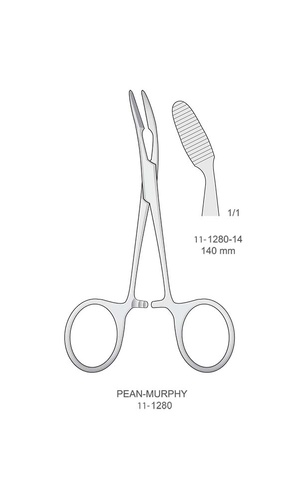 Sponge and Dressing Forceps , PEAN-MURPHY