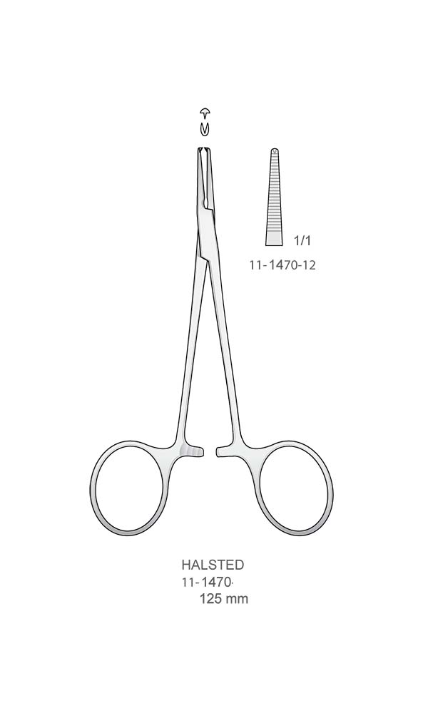 Hemostatic Forceps , HALSTED