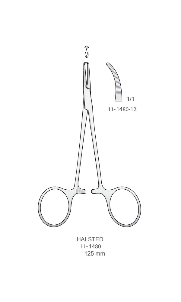 Hemostatic Forceps , HALSTED