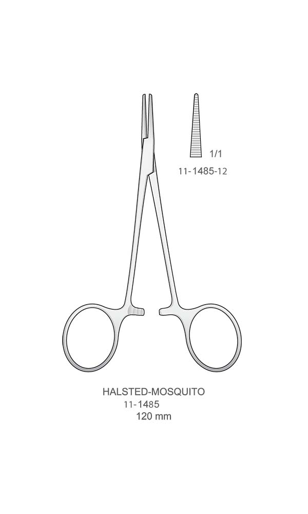 Hemostatic Forceps , HALSTED-MOSQUITO