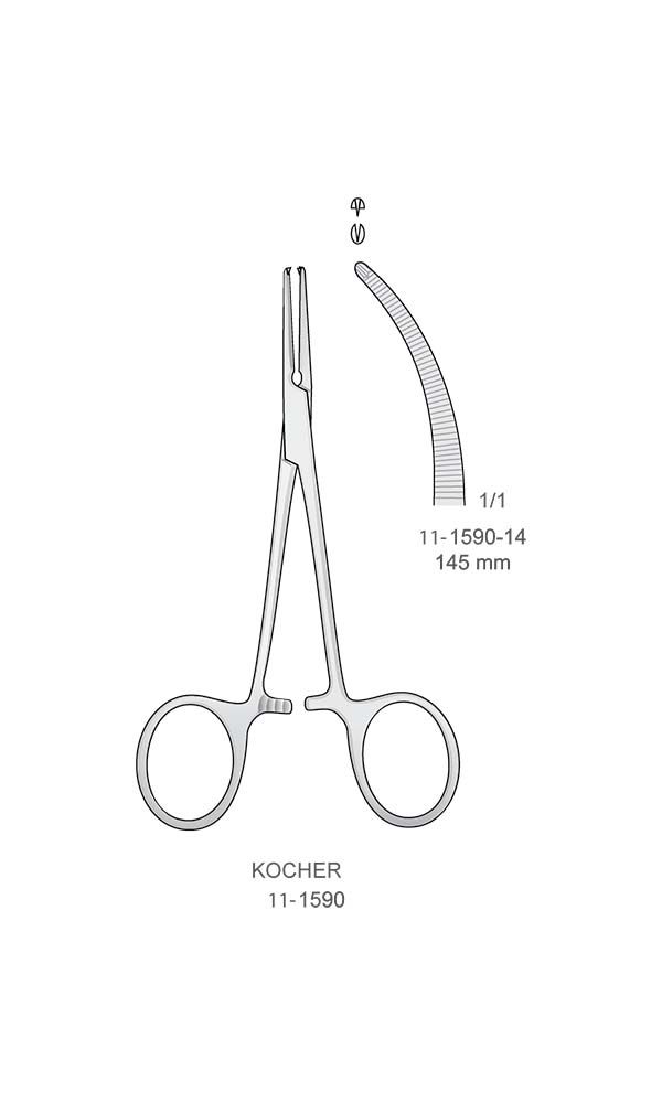 Hemostatic Forceps , KOCHER