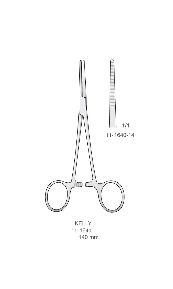 Hemostatic Forceps , KELLY