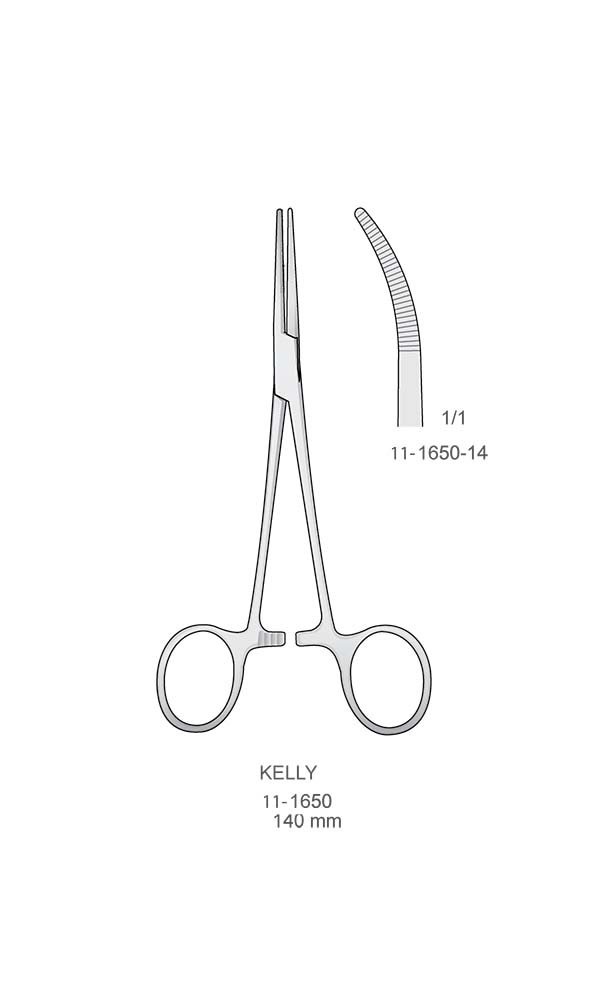 Hemostatic Forceps , KELLY