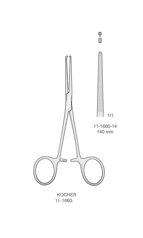 Hemostatic Forceps , KOCHER