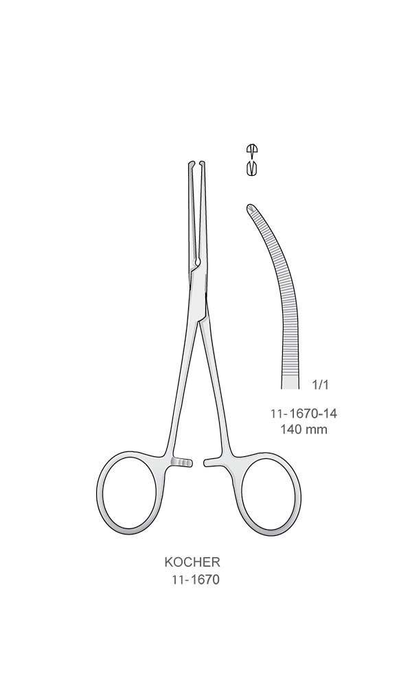 Hemostatic Forceps , KOCHER