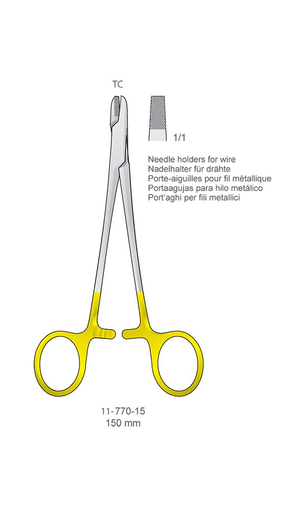 Needle Holders , Needle holders for wire