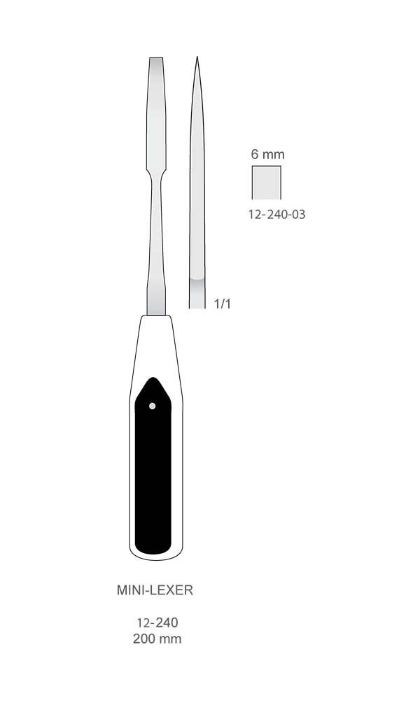 Osteotomes - Chisels , MINI-LEXER