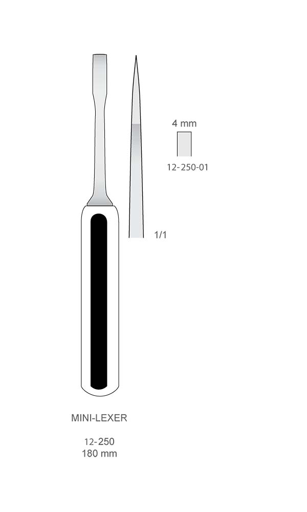 Osteotomes - Chisels , MINI-LEXER