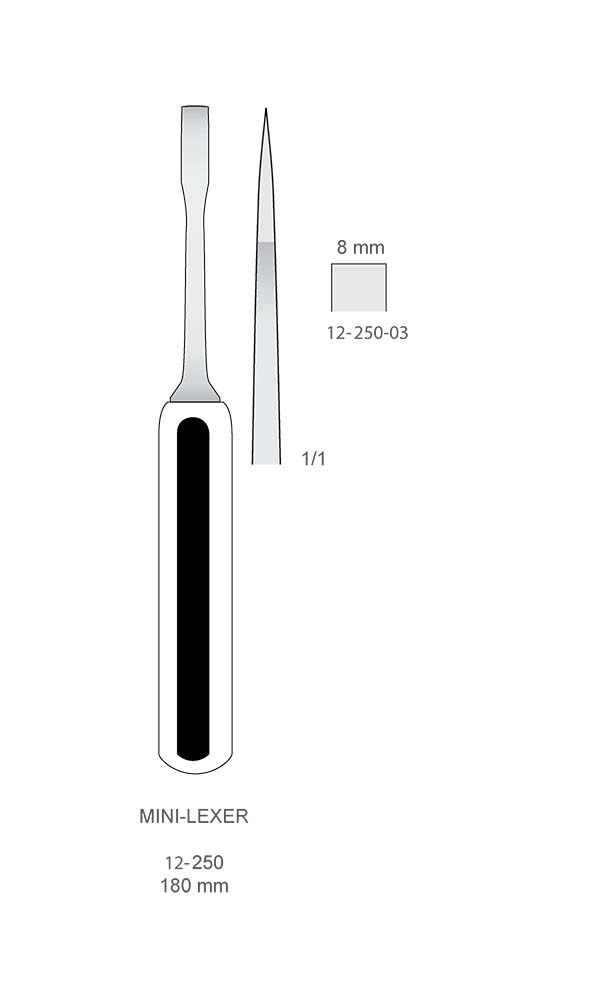 Osteotomes - Chisels , MINI-LEXER