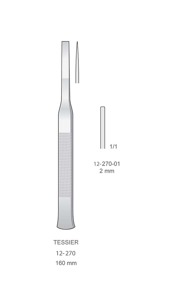 Osteotomes - Chisels , TESSIER