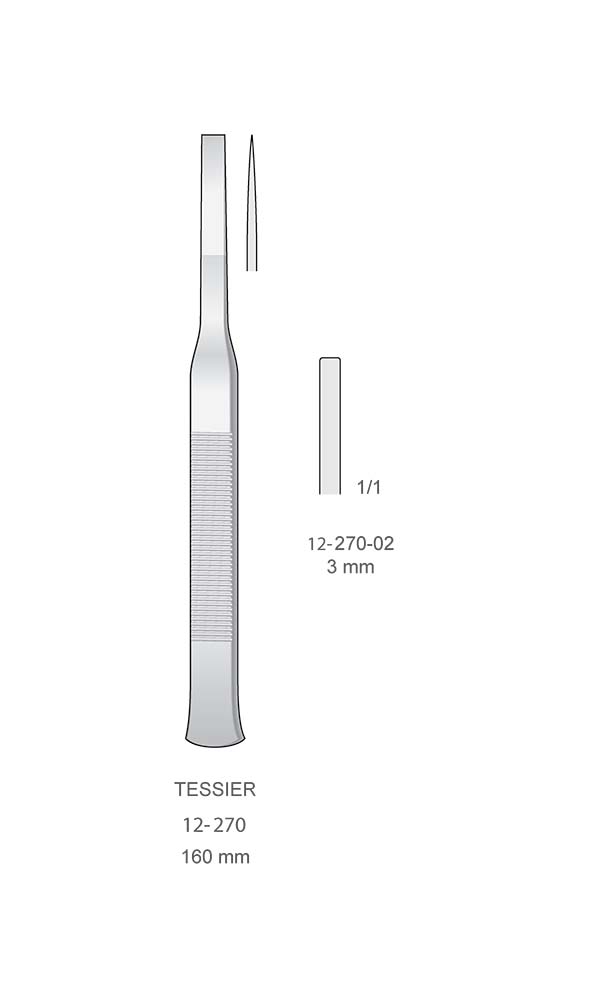 Osteotomes - Chisels , TESSIER