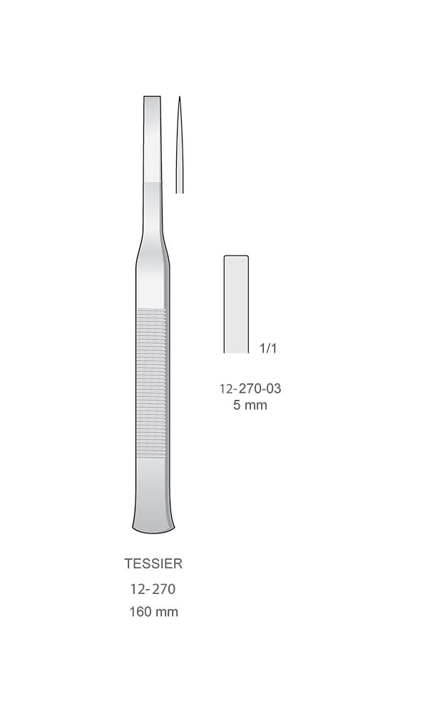 Osteotomes - Chisels , TESSIER