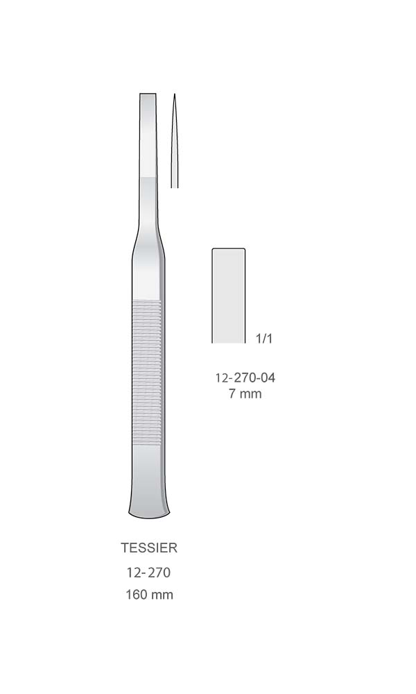 Osteotomes - Chisels , TESSIER