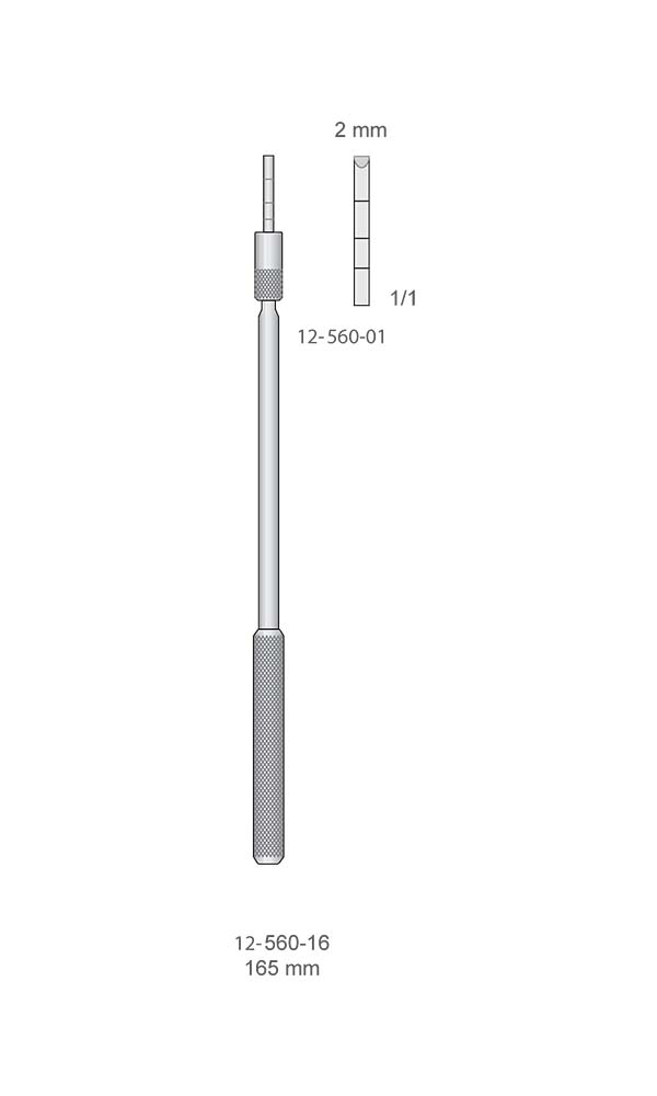 Osteotomes , Osteotomes concave with Stop