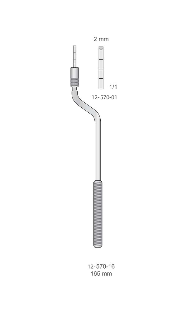 Osteotomes , Osteotomes concave with Stop