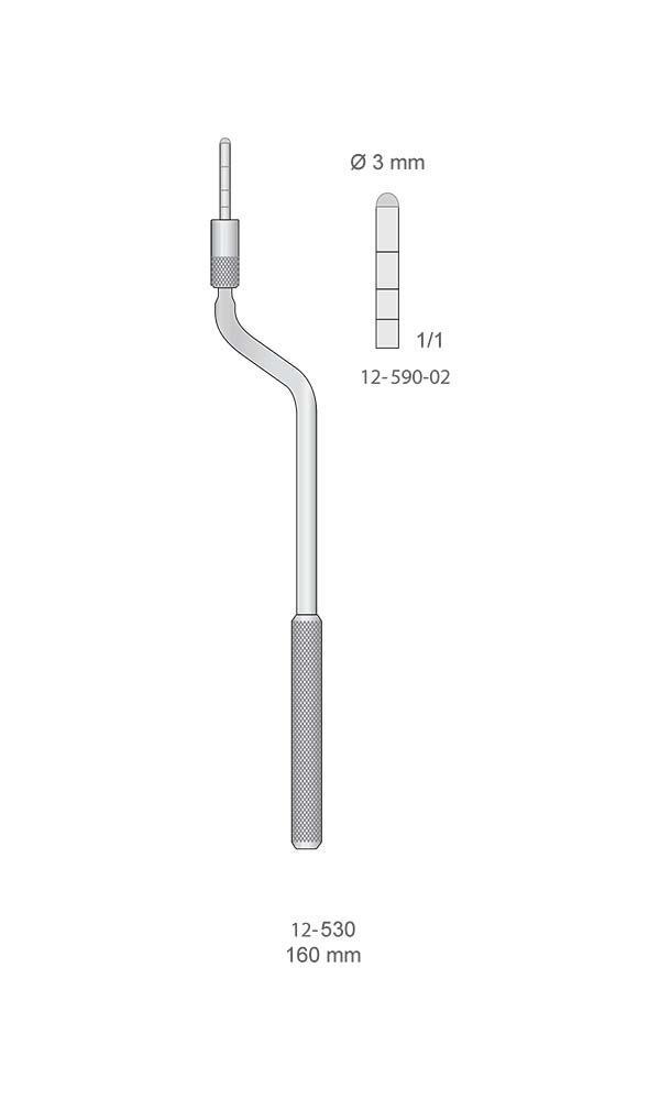 Osteotomes , Osteotomes convex with Stop