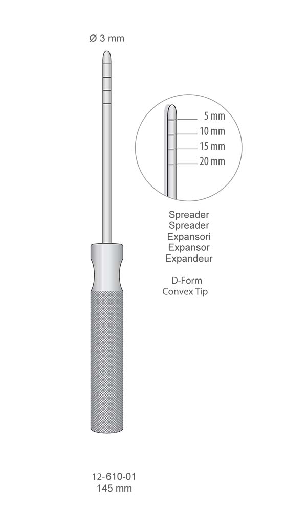 Osteotomes , Spreader , D-FormConvex Tip