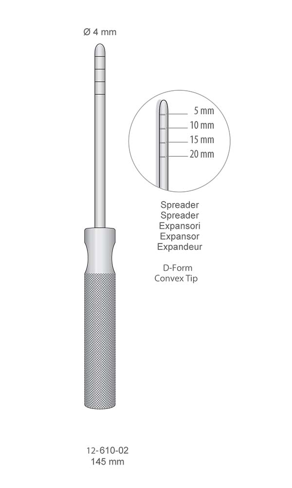 Osteotomes , Spreader , D-FormConvex Tip