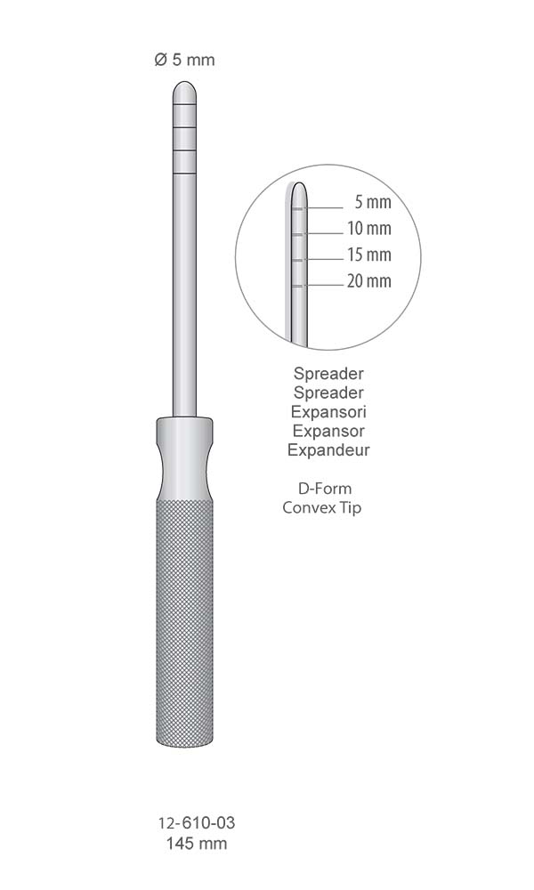 Osteotomes , Spreader , D-FormConvex Tip