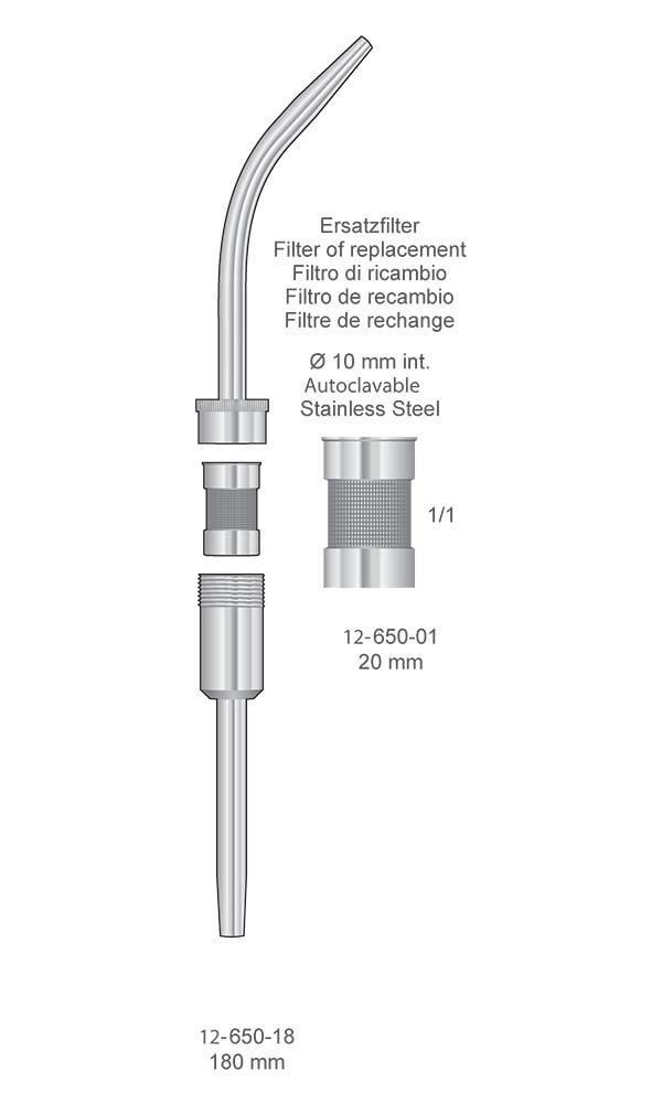 Implantology Instruments , Filter of replacement