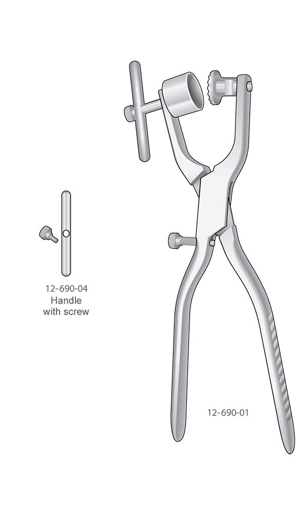 Bone Mills and Syringes , Handle, with screw