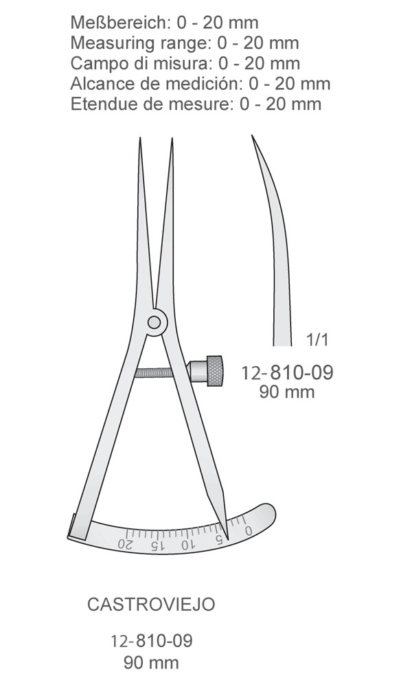 Measuring instruments , CASTROVIEJO