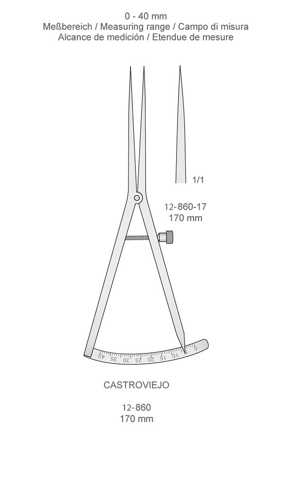 Measuring instruments , CASTROVIEJO