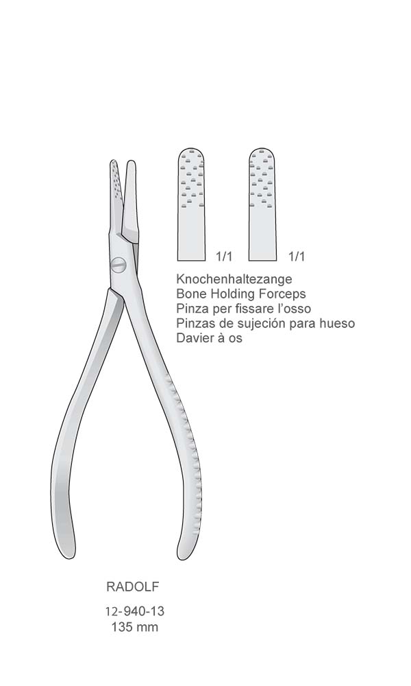 Retractors - Bone Holding Forceps , RADOLF