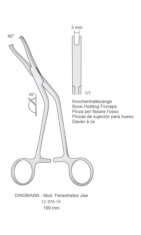 Retractors - Bone Holding Forceps , DINGMANN