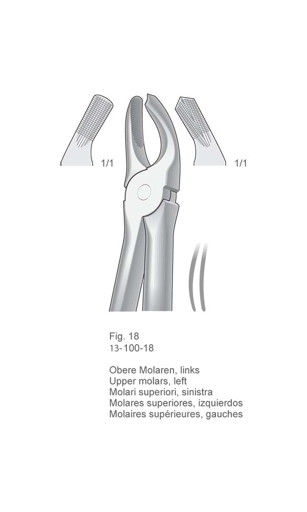 Extracting Forceps, English Pattern , Fig. 18