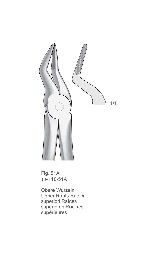 Extracting Forceps, English Pattern , Fig. 51A