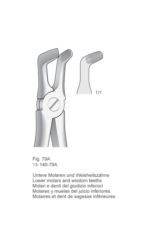 Extracting Forceps, English Pattern , Fig. 79A