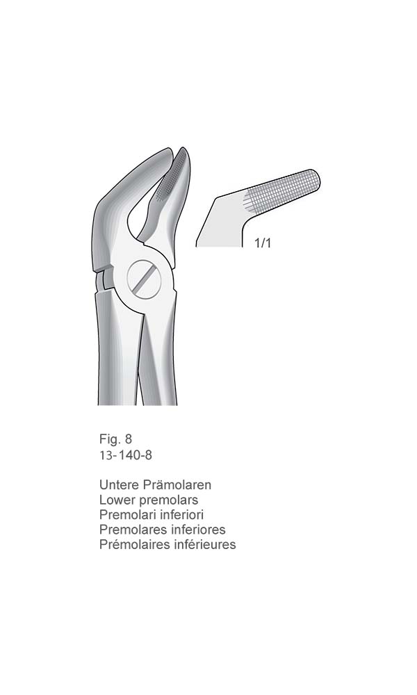 Extracting Forceps, English Pattern , Fig. 8