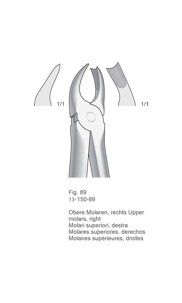 Extracting Forceps, English Pattern , Fig. 89