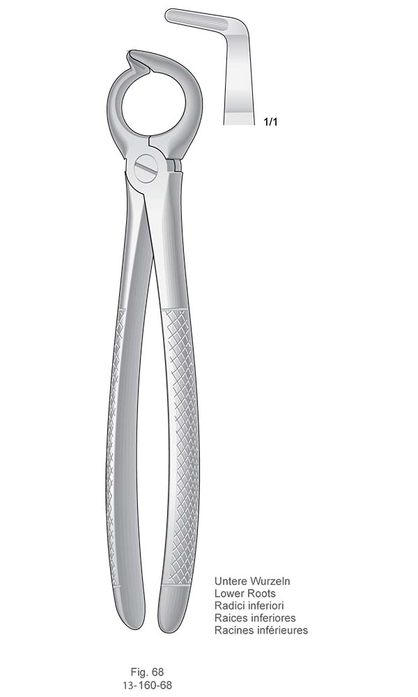 Extracting Forceps, English Pattern , Fig. 68