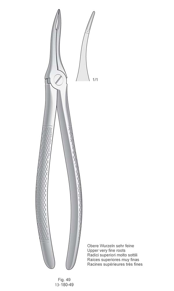 Extracting Forceps, English Pattern , Fig. 49