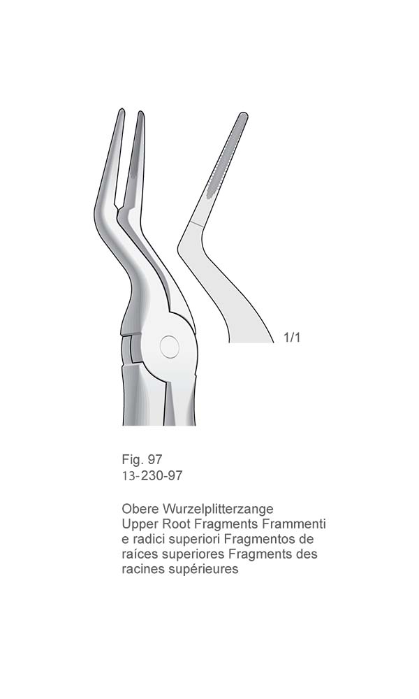 Extracting Forceps, Anatomical Handle , Fig. 97