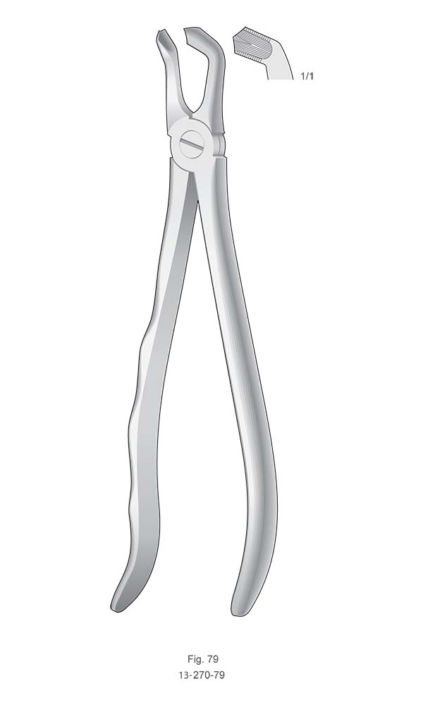 Extracting Forceps, Anatomical Handle , Fig. 79