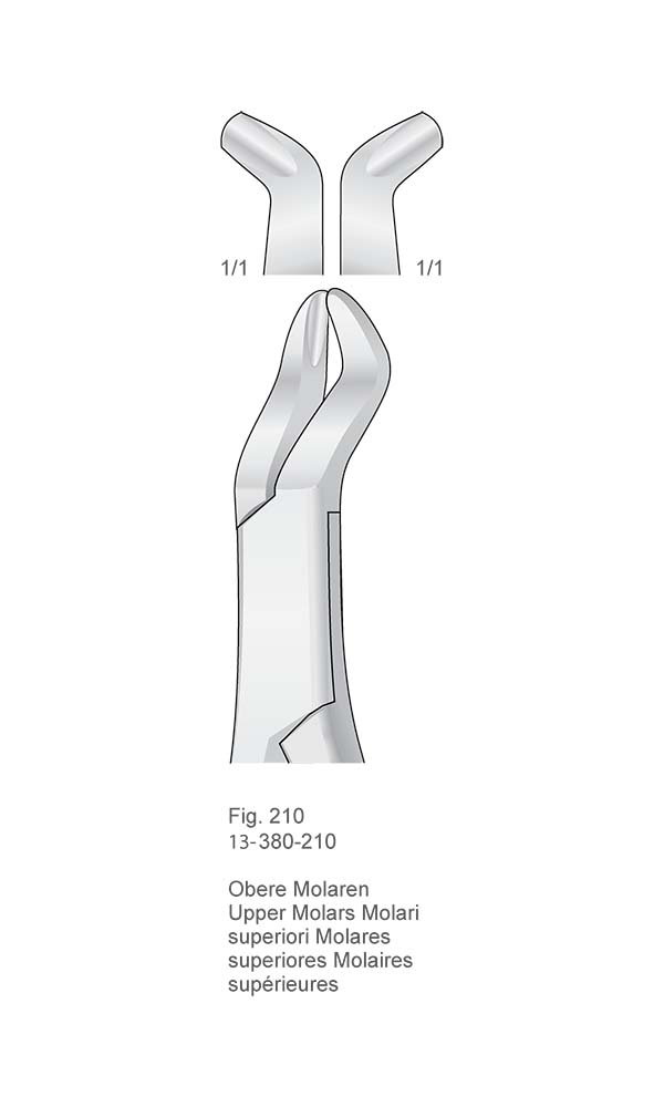 Extracting Forceps, American Pattern , Fig. 210