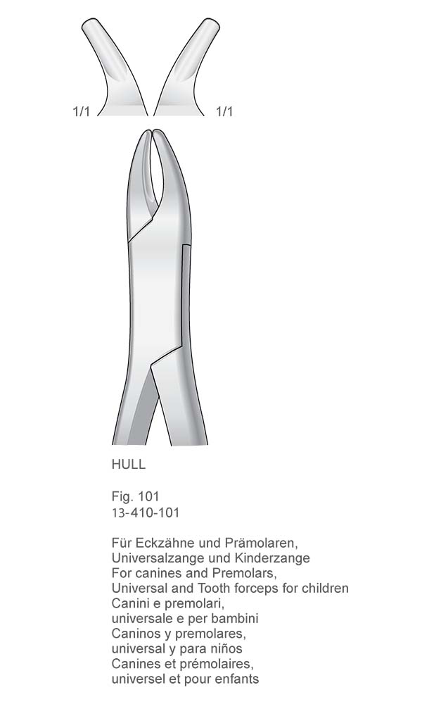 Extracting Forceps, American Pattern , HULL , Fig. 101