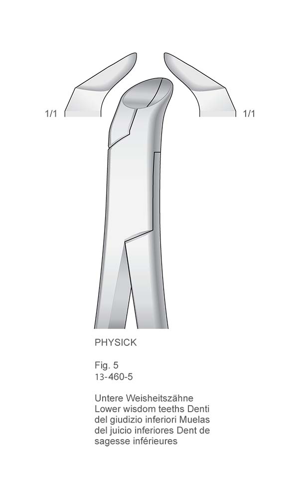 Extracting Forceps, American Pattern , PHYSICK , Fig. 5