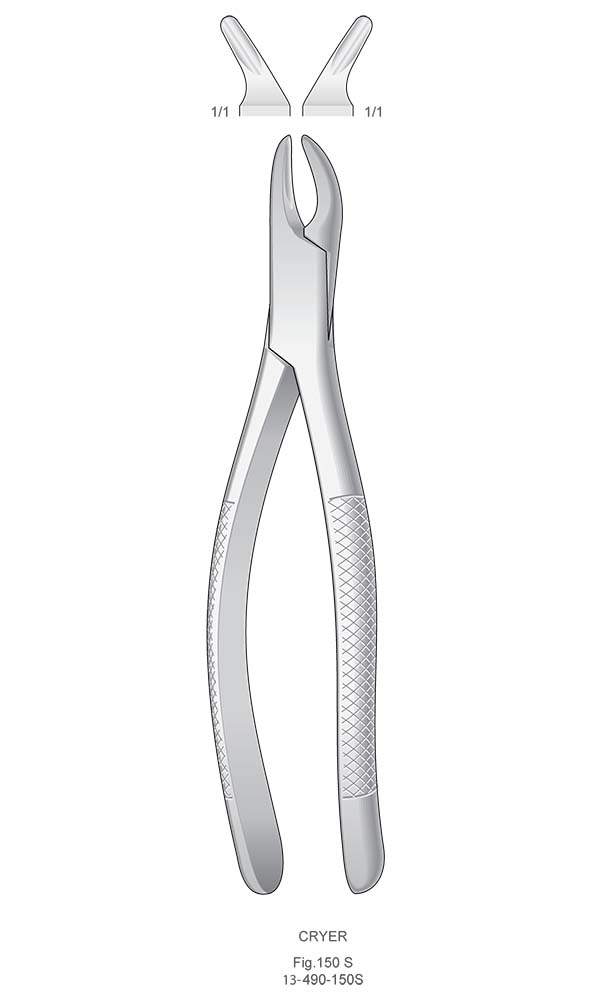 Extracting Forceps, American Pattern , For children , CRYER