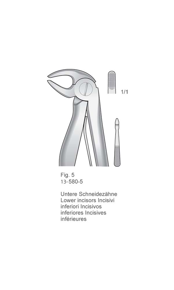 Extracting Forceps for children , Fig. 5