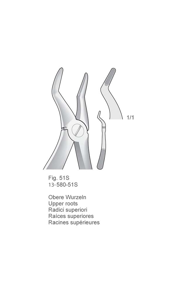 Extracting Forceps for children , Fig. 51S